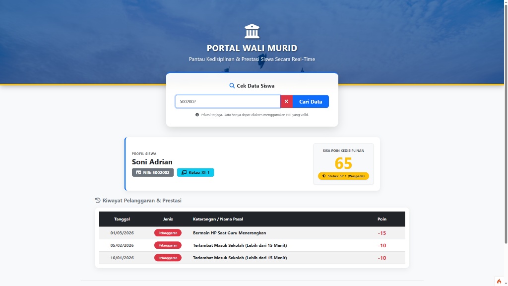 Portal Akses Wali Murid
